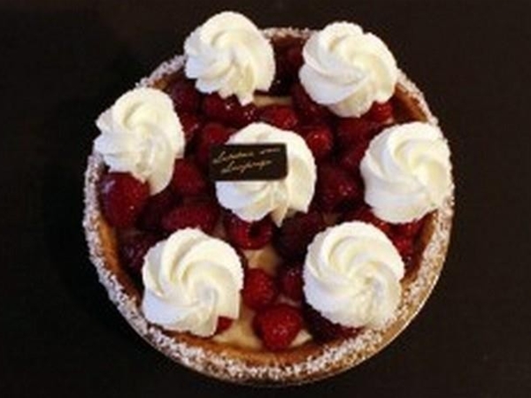 Frambozen feuilletétaart