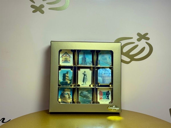 9-vaks doosje Nijmegen chocolade
